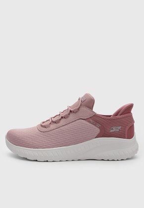 Tenis Lifestyle Skechers Bobs Sports Squad Rosa