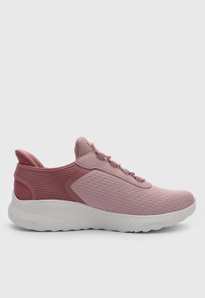 Tenis Lifestyle Skechers Bobs Sports Squad Rosa
