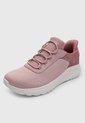Tenis Lifestyle Skechers Bobs Sports Squad Rosa de Skechers