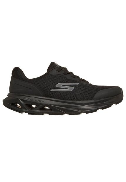 Tenis Skechers Mujer Mesh Slip On - Negro
