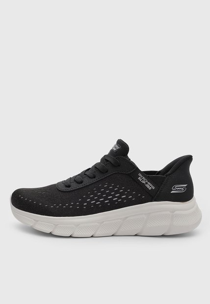 Tenis Lifestyle Skechers Bobs Flex Negro