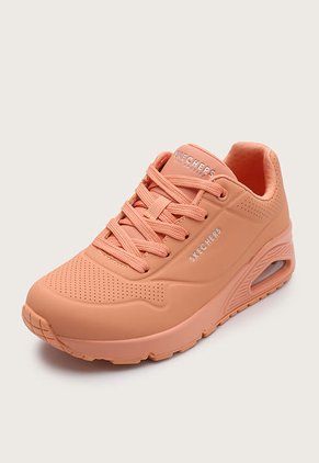 Tenis Lifestyle Naranja Skechers Uno-Bright Air