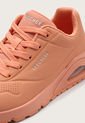 Tenis Lifestyle Naranja Skechers Uno-Bright Air de Skechers