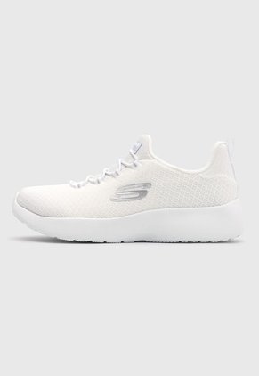 Tenis Training Blanco-Gris Skechers Dynamight