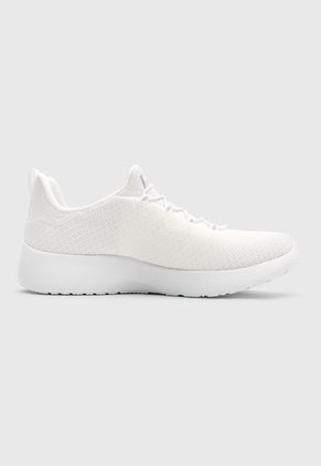 Tenis Training Blanco-Gris Skechers Dynamight