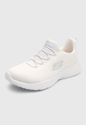 Tenis Training Blanco-Gris Skechers Dynamight