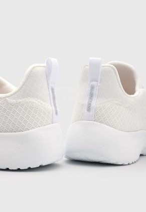 Tenis Training Blanco-Gris Skechers Dynamight