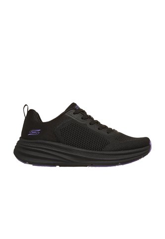 Tenis Skechers  Mujer Knit Mesh Lace Up  - Negro Skechers