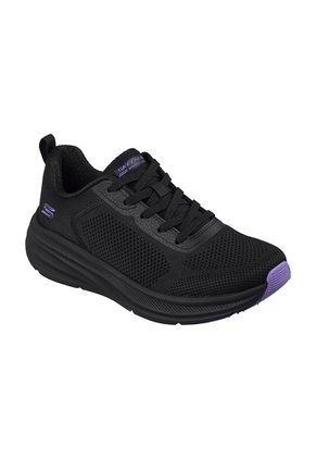Tenis Skechers  Mujer Knit Mesh Lace Up  - Negro