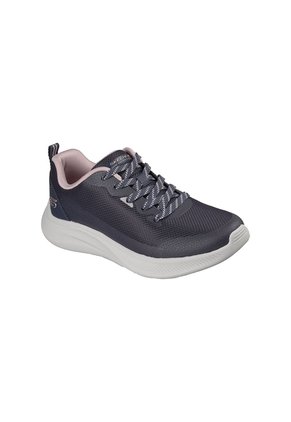 Tenis Skechers  Mujer Mesh Lace Up W/Hotmelt  - Gris