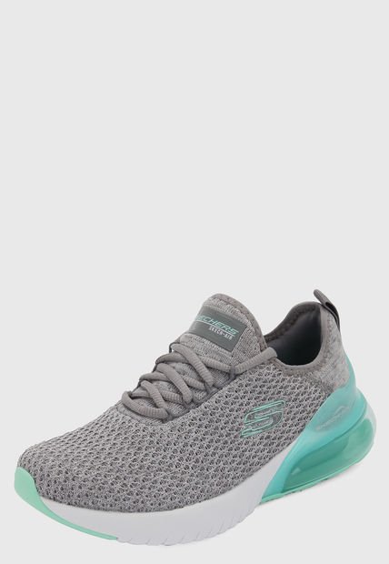 Tenis Running Gris-Azul-Blanco Skechers - Compra Ahora | Dafiti Colombia
