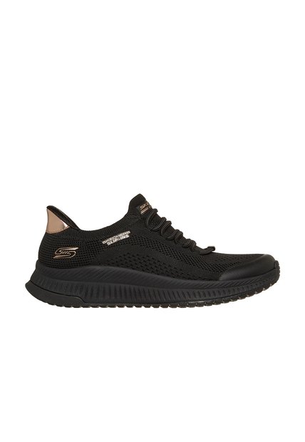 Tenis Skechers  Mujer Slip-Ins Engineered Knit  - Negro