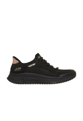 Tenis Skechers Mujer Slip-Ins Engineered Knit - Negro