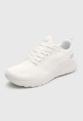 Tenis Training Blanco Skechers Bobs Squad Chaos