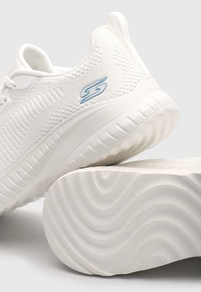 Tenis Training Blanco Skechers Bobs Squad Chaos
