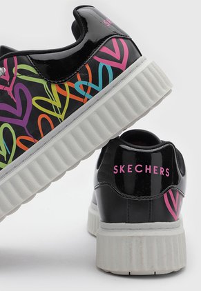 Tenis Lifestyle Skechers Hi-Ridge Heart  Negro