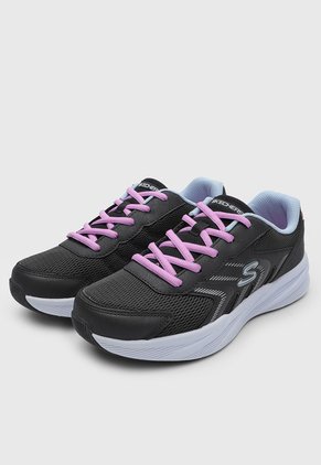 Tenis Lifestyle Skechers Microspec Tread Extraordinary Negro