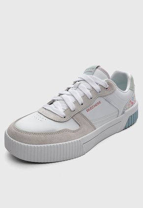 Tenis Lifestyle SKECHERS Jade - Dainty Florals Blanco