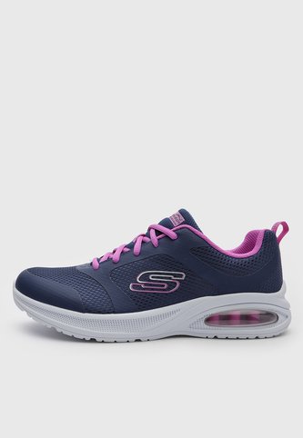 Tenis Lifestyle Skechers Microspec Max Advance Azul Skechers