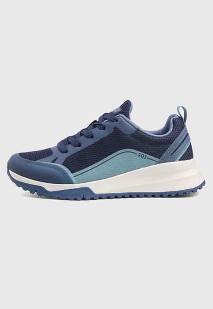 Tenis Lifestyle Azul-Blanco Skechers BOBS Squad 3