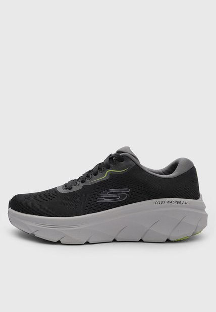 Tenis Walking Skechers D'Lux Walker 2.0 Negro