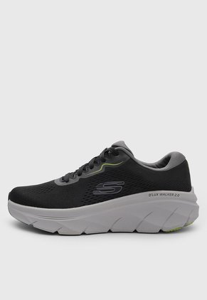 Tenis Walking Skechers D'Lux Walker 2.0 Negro