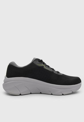 Tenis Walking Skechers D'Lux Walker 2.0 Negro