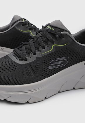 Tenis Walking Skechers D'Lux Walker 2.0 Negro