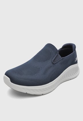 Tenis Walking SKECHERS Go Walk Now - Manny Azul