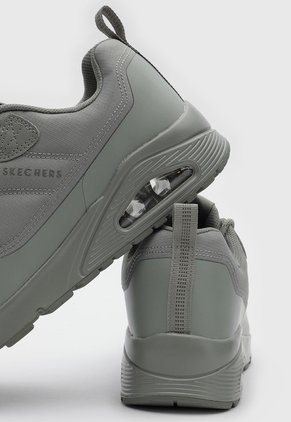 Tenis Lifestyle Skechers Sage uno Verde Grisáceo