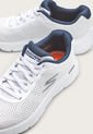 Tenis Walking Blanco-Azul Navy Skechers Go Walk Flex-Remark de Skechers