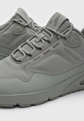 Tenis Lifestyle Skechers Sage uno Verde Grisáceo