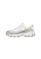 Tenis Mujer Skechers D'Lites Smooth Nostalgia - Blanco/Gris de Skechers