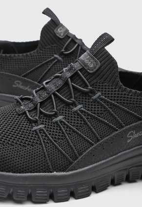Tenis Lifestyle SKECHERS Graceful - Picture Perfect Negro