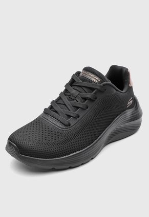 Tenis Lifestyle SKECHERS Bobs Squad Waves - Current Look Negro