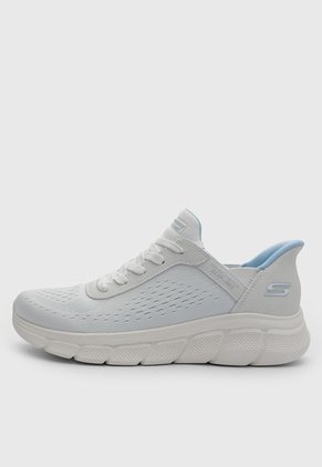 Tenis Lifestyle Skechers Bobs Flex Celeste
