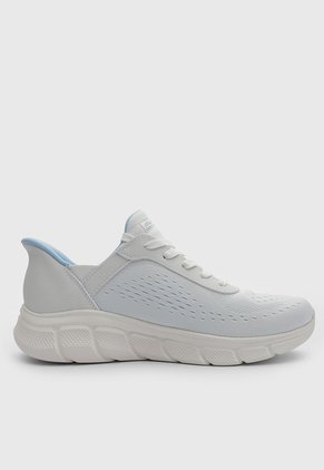 Tenis Lifestyle Skechers Bobs Flex Celeste