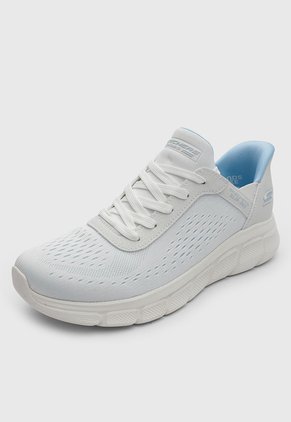 Tenis Lifestyle Skechers Bobs Flex Celeste
