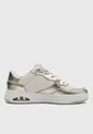 Tenis Lifestyle SKECHERS Uno Ctl Luxe Beige Dorado de Skechers