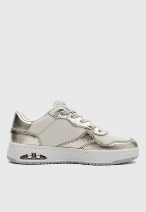 Tenis Lifestyle SKECHERS Uno Ctl Luxe Beige Dorado
