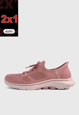 Tenis Walking SKECHERS Go walk 7 Rosa Malva Skechers