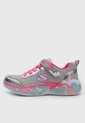 Tenis Lifestyle Skechers Eternal Heart Lights Gris de Skechers