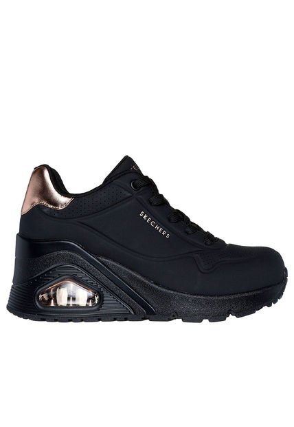 TENIS SKECHERS MUJER 177520BBK UNO WEDGE Talla 5.5