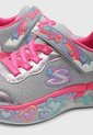 Tenis Lifestyle Skechers Eternal Heart Lights Gris de Skechers