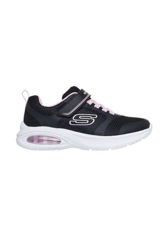 Tenis Skechers Niña Microspec Max Advance Velcro Negro Rosa Skechers