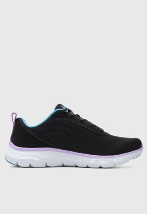 Tenis SKECHERS Sport Flex Appeal 5.0  Negro