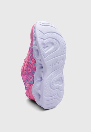 Tenis Lifestyle SKECHERS Heart Lights Rosa