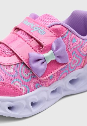Tenis Lifestyle SKECHERS Heart Lights Rosa