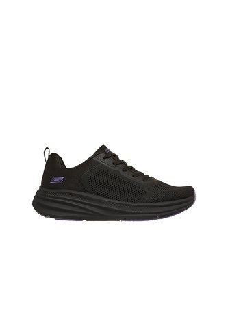 Tenis Skechers  Mujer Knit Mesh Lace Up  - Negro Skechers