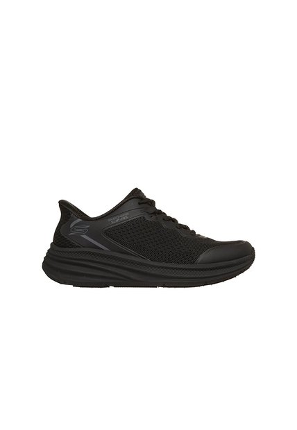 Tenis Skechers  Mujer Slip-Ins Fly Knit Bungee  - Negro